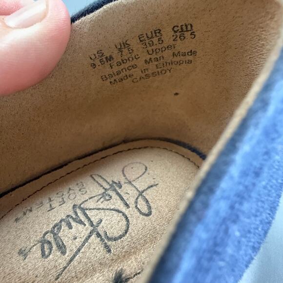 LifeStride Cassidy Navy Espadrille Flats | Size 9.5 | Soft System Comfort - Picture 10 of 10